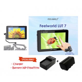 Feelworld Monitor LUT7 7" 4K HDMI Touchscreen - Original New